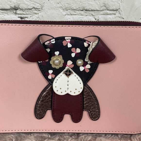 SOLD! NWT Kate Spade Floral Pup Crossbody Bag - Picture 3 of 10
